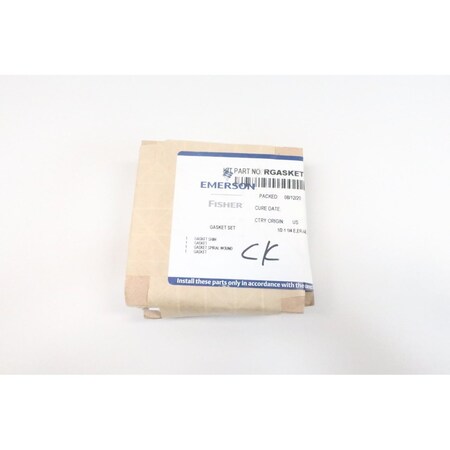 Fisher Design E Gasket Kit Valve Parts And Accessory RGASKETX162